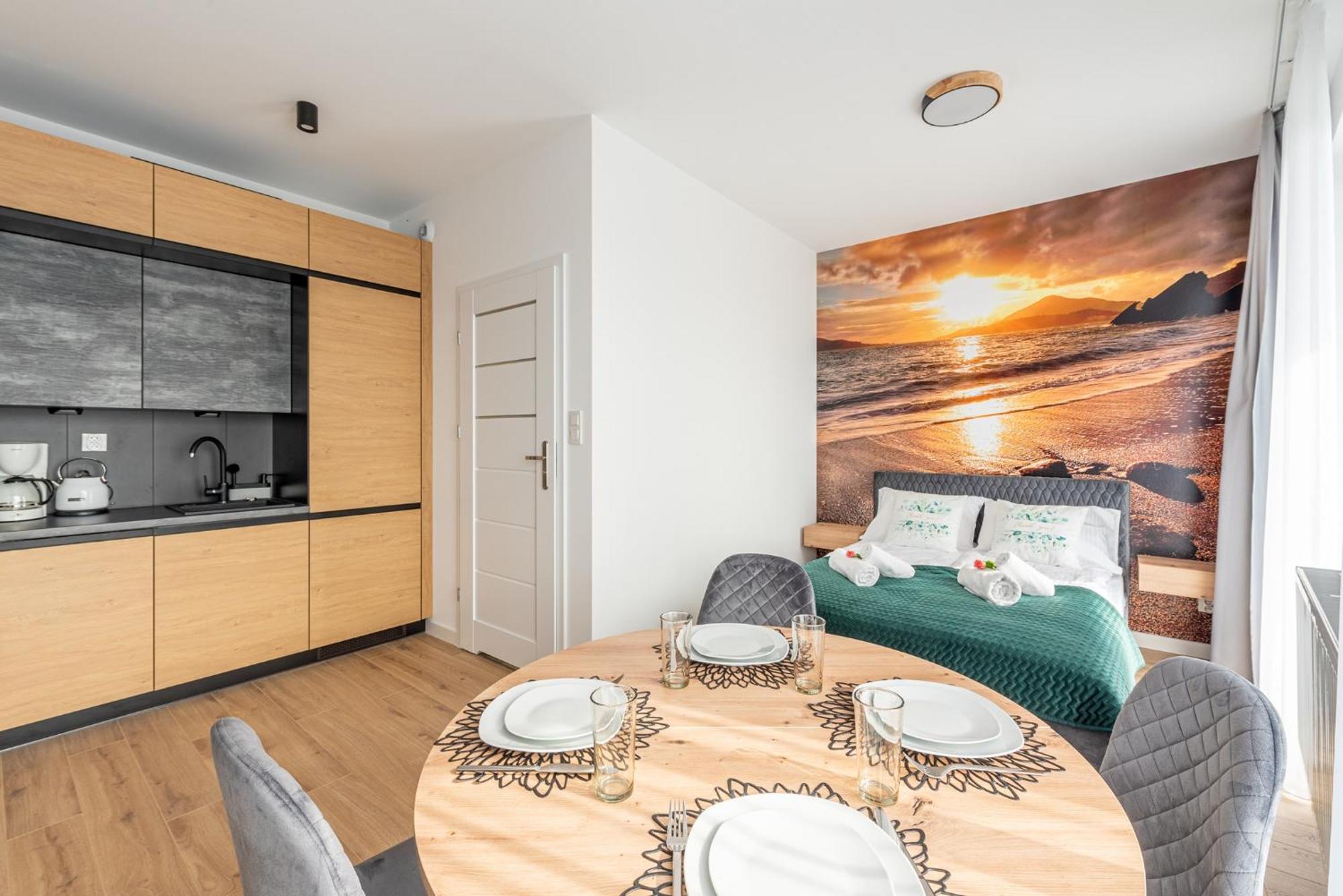 Horyzont Apartamenty- Studio- Sauna&Fitness -Baltycka 2- Sniadania Kolobrzeg Dış mekan fotoğraf